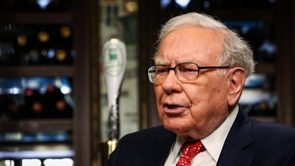 Stocks "have gotten less attractive as they've gone along", Buffett said. "They're still very attractive compared to bonds" because interest rates are so low.