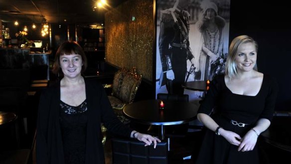 Sister act ... Polit Bar owner Mary-Jane Liddicoat and food and beverage manager Emily Liddicoat.