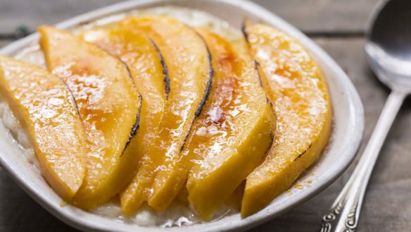 Rice pudding - an easy dessert for the time-poor - is made extra special with mango.