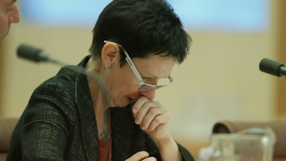 Former Department of Parliamentary Services secretary Carol Mills appeared before the committee on Wednesday.