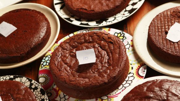 Reader Jenny Papazi's fudgy flourless chocolate cake was voted one of the best by Richard Cornish.