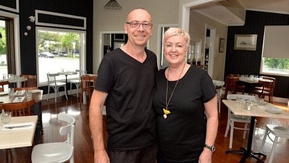 Chef Linton Smith with wife and co-owner Cherie at the new Arlette's Kitchen.