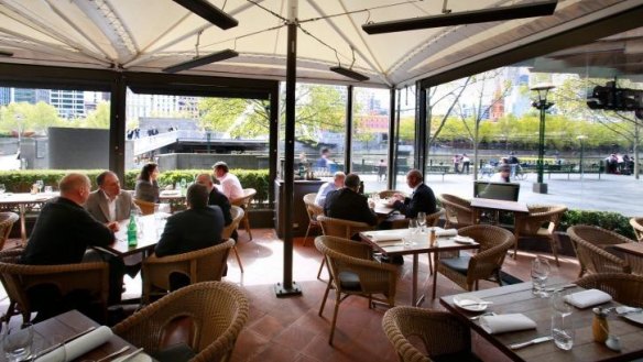 Taste of Tassie: Pure South in Melbourne's Southgate has views of the Yarra.