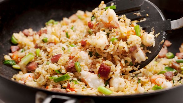 Fun fried rice
