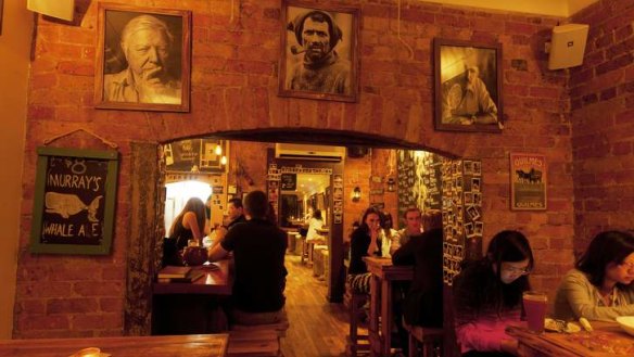 Warm and cosy: The Wanderer is decorated like a good ol' Irish lounge room with a hint of hostel.