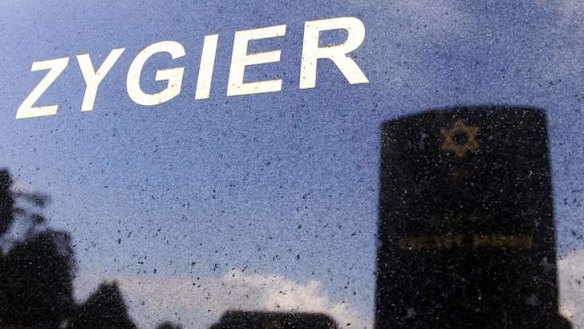 The headstone of the grave of Ben Zygier.