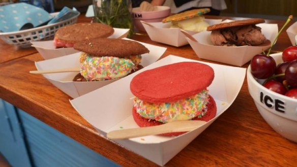 Ice-cream sandwiches from My Two Mums.