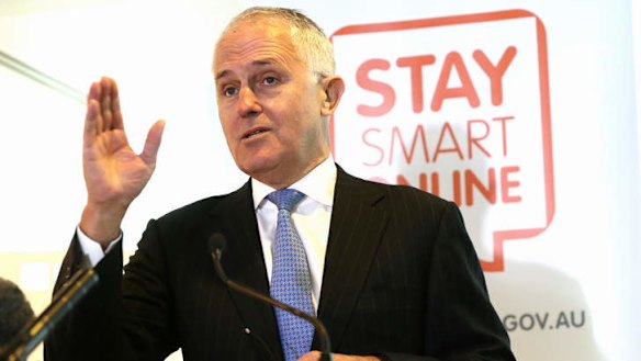 'Bordering on the demented': Communications Minister Malcolm Turnbull scotches predictions he is after the Prime Minister's job.