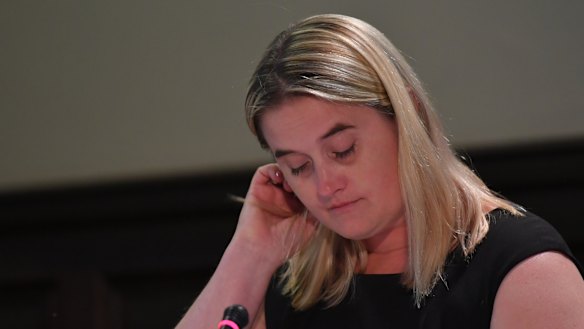 Councillor Cathy Oke told the council meeting she still felt unable to speak. 