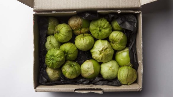 Tomatillos make a lovely refreshing verde condiment perfect with meat or seafood.