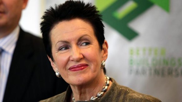 Resolve: Sydney lord mayor Clover Moore.