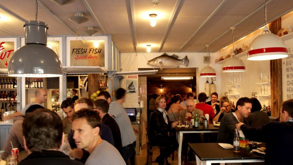 The Fish Shop in Potts Point. 25th April 2012. Photo:Steven Siewert