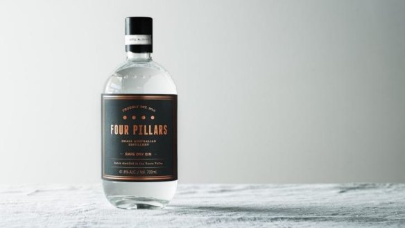 The winning Four Pillars Rare Dry Gin.