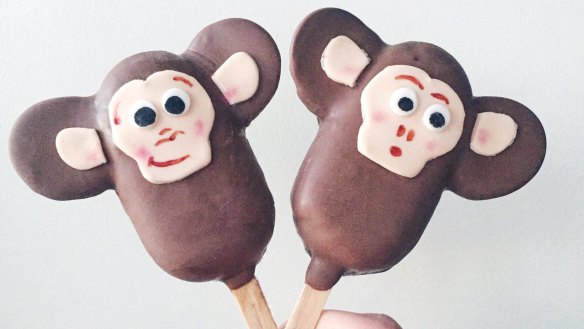 Monkey cake pops from Raymond Tan.