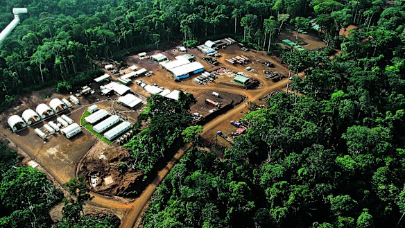 The Mbalam Camp iron ore project in the Congo. Sundance is seeking to restructure its finances to keep its African project alive.