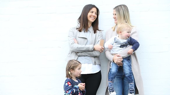 Jodi Geddes, left, and Kate Pollard, the founders of Circle In