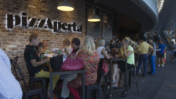 Pizza passion: Seating is all outdoors at Pizzaperta.