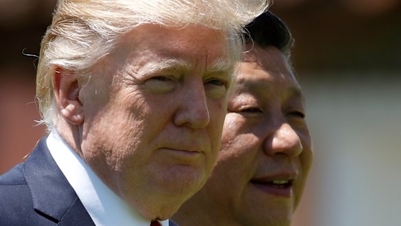 US President Donald Trump (left) and Chinese President Xi Jinping (right) are on the brink of a trade war.