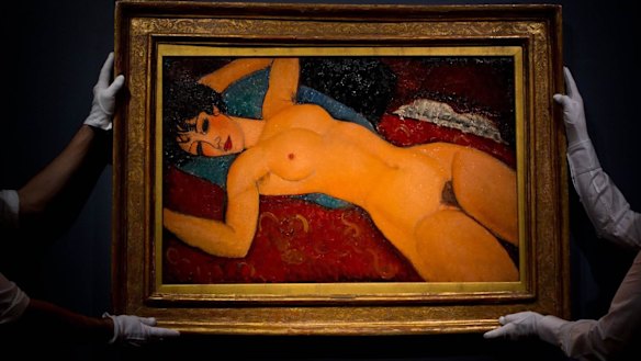 Shanghai billionaire Liu Yiqian paid $US170.4 million for a 1918 Modigliani portrait of a reclining nude at a 2015 New York auction, using his credit card.