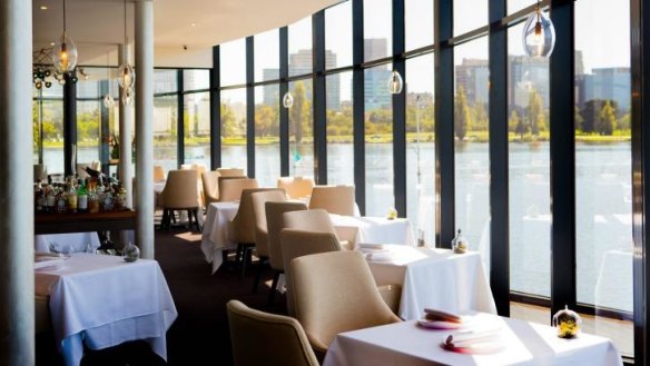 The newly renovated Point restaurant on Albert Park Lake.