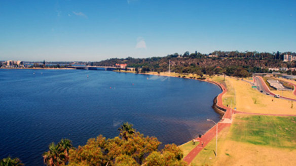A view from the new ferris wheel on Barrack Street.