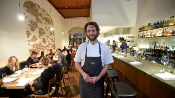 Chef Joe Grbac at Saint Crispin Resturant  introduced a minimum spend and two sittings.