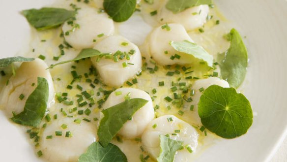 When seafood is fresh, keep recipes simple such as with this scallop ceviche.