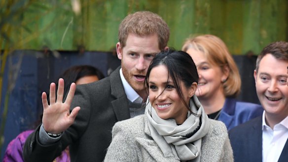 Prince Harry and Meghan Markle visit youth-orientated radio station, Reprezent FM, in Brixton, London.