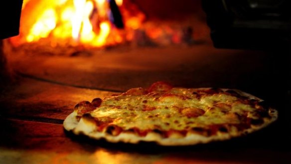 Pizza Gusto's wood-fired bliss.
