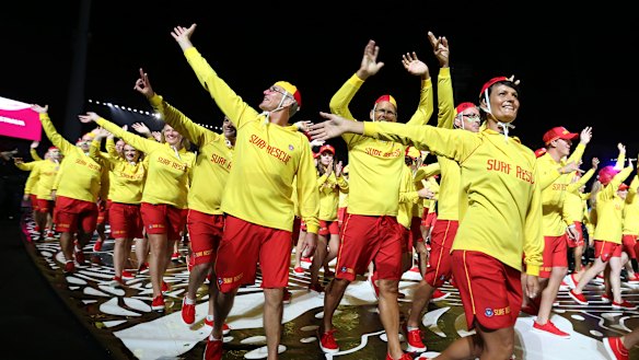Surf Life Savers featured in the 2018 Commonwealth Games opening ceremony.