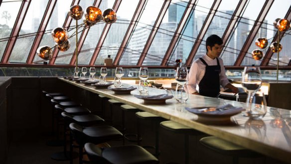Luxury without linen: the Cured and Cultured Bar at Bennelong.
