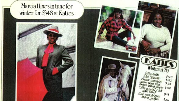A Katies campaign starring singer Marcia Hines.