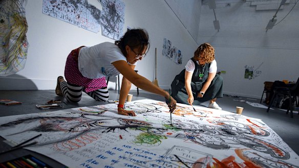 In the drawing studios of the National Art School. 