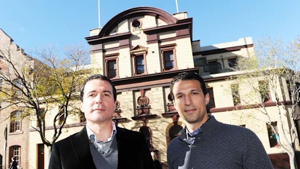 Doing business ... brothers Karl and Charif Kazal.