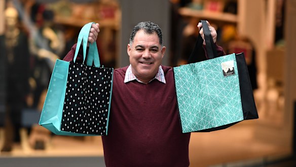 Only one state has no plan to ban single-use bags. Even retailers are on board, with rugby league legend Mal Meninga serving as the National Retail Association's plastic bag ban ambassador.