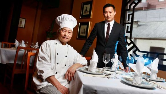 Father and son team at the Flower Drum restaurant, Jason (pictured right) and Anthony Lui.