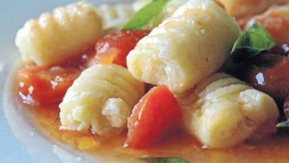 Ricotta gnocchi with tomato vinaigrette
