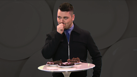 Adrian Lowe samples a refined-sugar-free dessert. He's not sure about it.