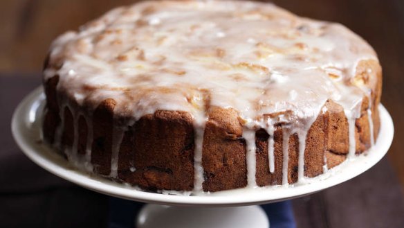 Brigitte Hafner's west country apple cake.