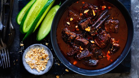 Braising the standards: Cinnamon and chilli beef.
