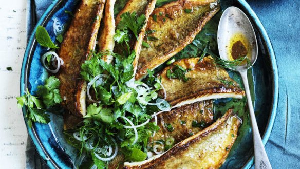 Golden fillets: Pan-fried whiting with burnt butter.