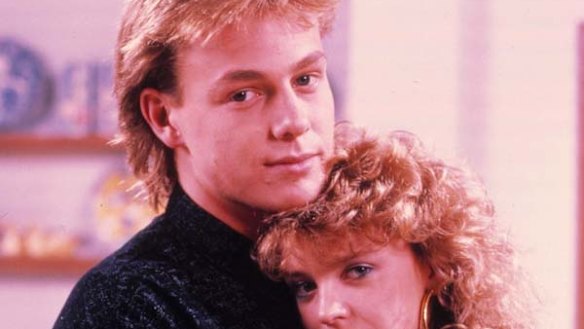 Switching channels ... Jason Donovan and Kylie Minogue played Scott and Charlene in Neighbours.