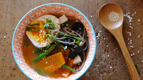 A bowl of hot miso will warm you up for a chilly morning start. 
