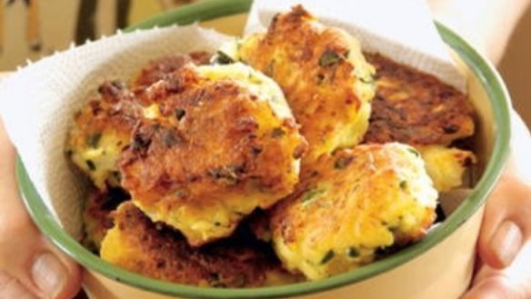 Cauliflower fritters