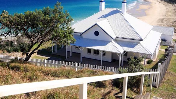Candle in the wind ... the Head Keeper's Cottage.