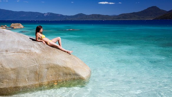 No nudes is good news for families on Fitzroy Island's Nudey Beach.