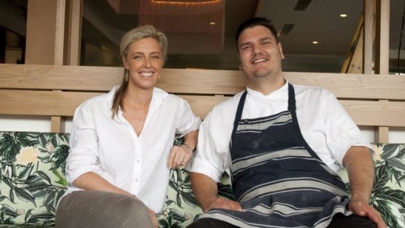 Manager Jacqueline Madden and chef Giuliano Melluso at Darling & Co.