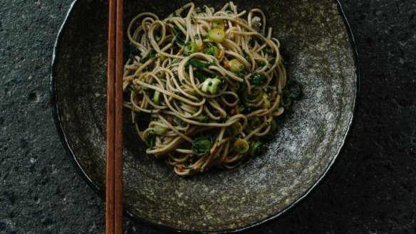 Soba noodles will be on the menu at Adam Liston's winter noodle bar at the Hotel Windsor.