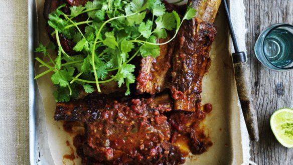 Neil Perry's ribs; simply add tortillas and a shredded cabbage salad.