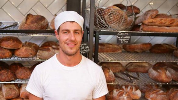 Simon Cancio, head baker at Luxe Bakery, Newtown.